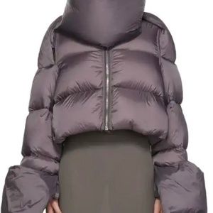 SOLD! Rick Owens Babel cropped duvet jacket